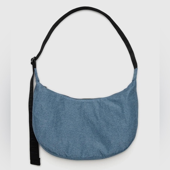 BAGGU Medium Crescent Bag - Digital Denim - Picture 1 of 5